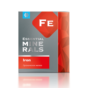 Essential Minerals. Органично желязо, 60 капсули
